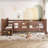 Kids Full Solid Wood Floor Bed with Bookcases, Cute Stairs and Guardrails-1858845792-1858845806