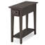 Table de chevet étroite en bois massif et manufacturé-1855302395