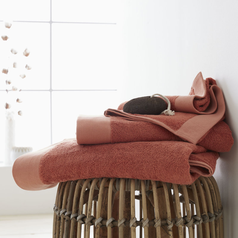 Bambo Cotton Blend Towels, Orange