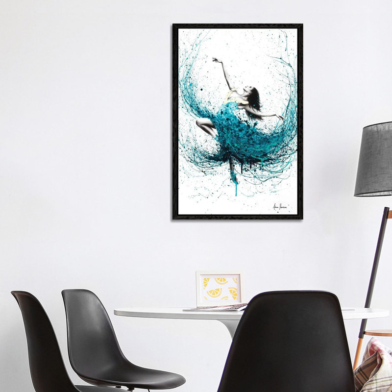 Print on Canvas, Black Floater Framed, 66.04cm H x 45.72cm W x 3.81cm D