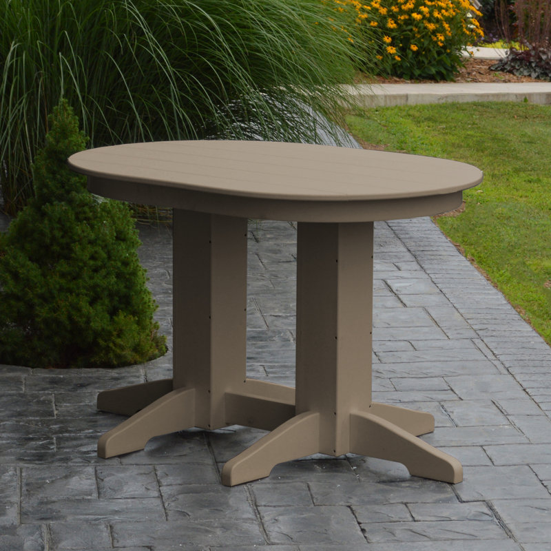 Ensemble repas pour 6 personnes Nettie, Brun Tudor, Bois patiné, l 33 po x L 60 po