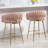 Velvet Upholstered Counter Height Bar Stools-1142915044