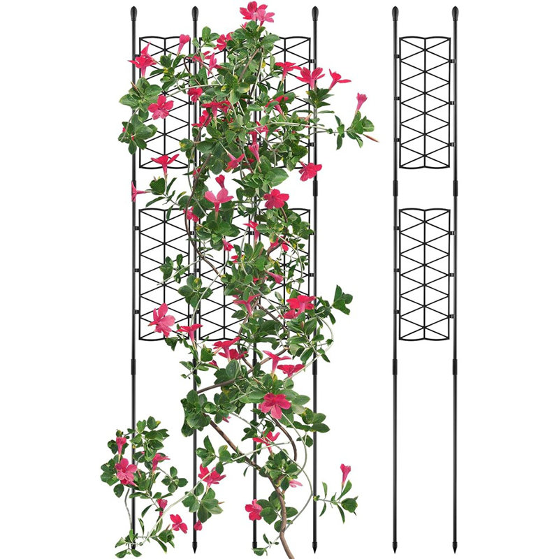 Paquet de 6 treillis de jardin de 50 pouces pour plantes grimpantes