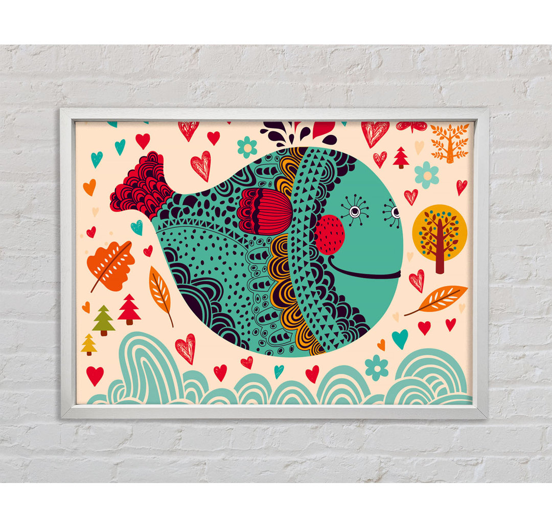 Gerahmtes Leinwandbild Pufferfish Love