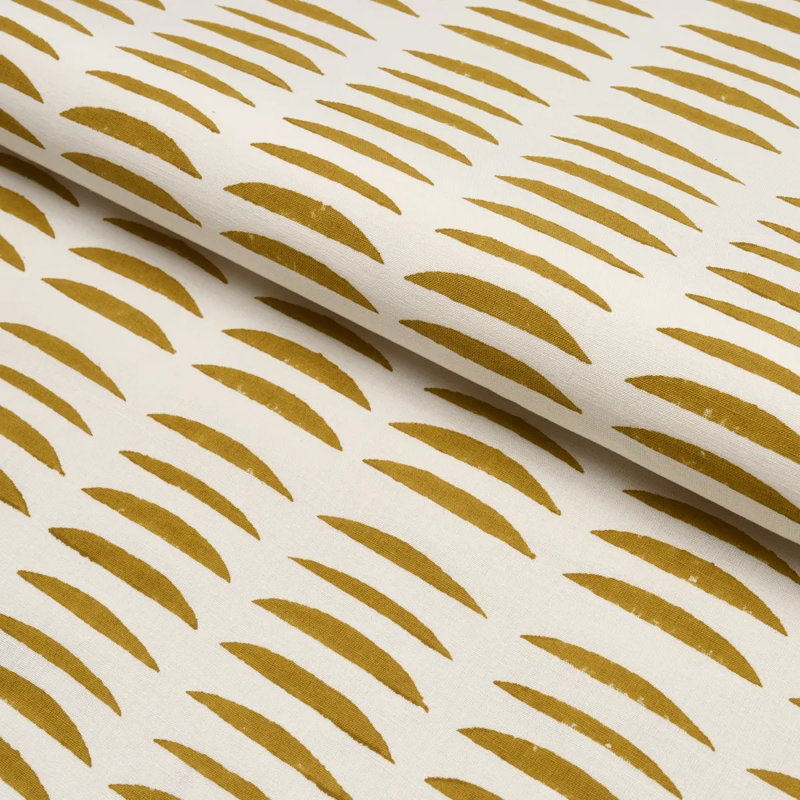 Hansen Embroidery Fabric, Brown/ Neutral