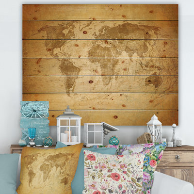 " Ancient Map Of The World X "
