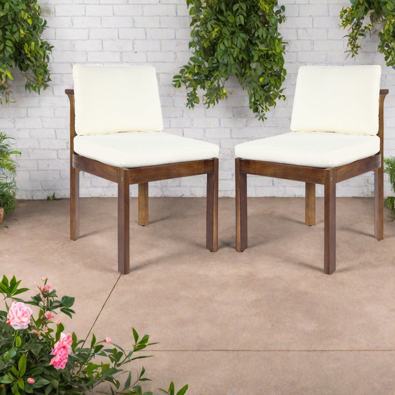 Ensemble de 2 chaises d'extérieur Modern