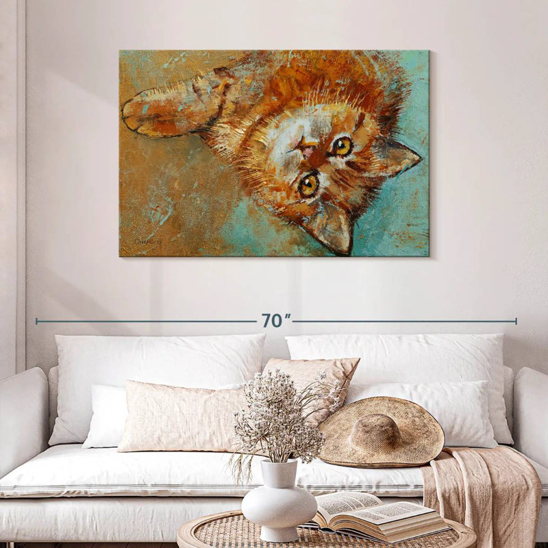 Little Tiger, 30" H x 45" W