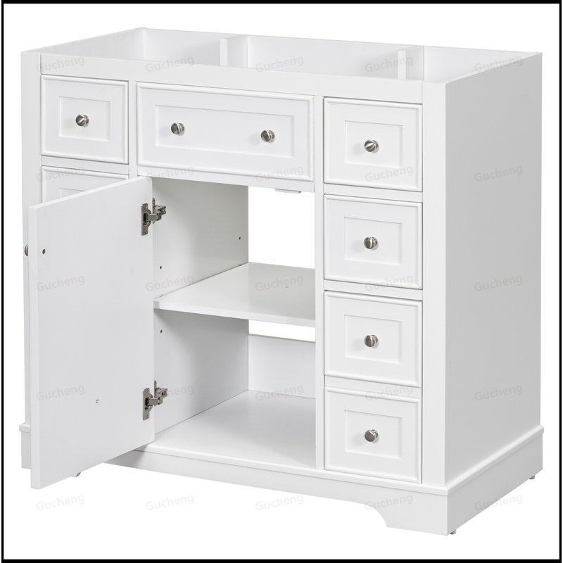 Base de meuble-lavabo 36 po seulement, White