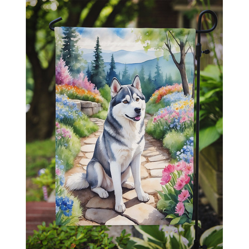 Drapeau de jardin en polyester double face H 15,5 po x l 11,25 po Odistanus