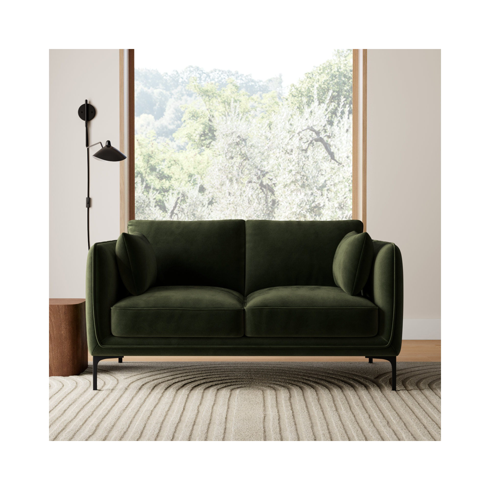 AllModern Rae Loveseat - Thumbnail 4