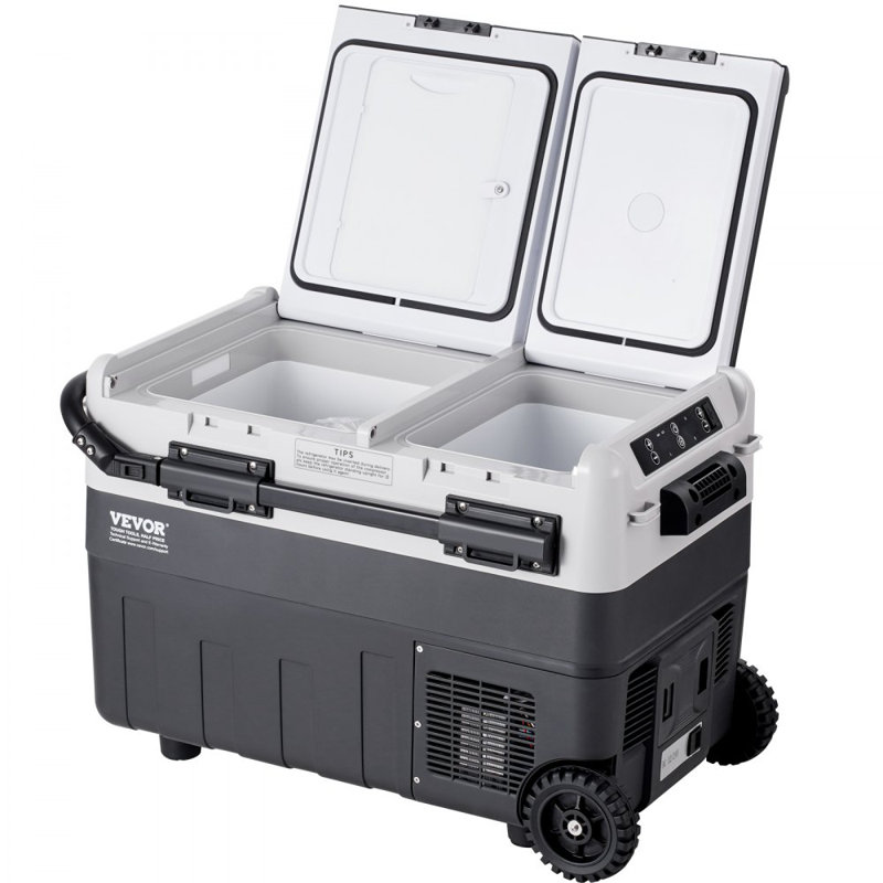 Portable Car Refrigerator Freezer Compressor 50 L Dual Zone for Home Car