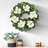 22''White Magnolia Front Door Wreath