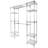57.9'' Metal Clothing Rack