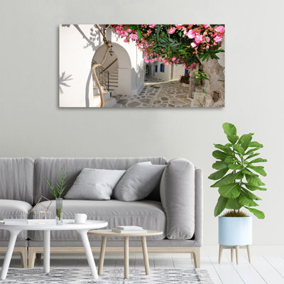 Charming Streets 1 Piece Wall Art on Canvas
