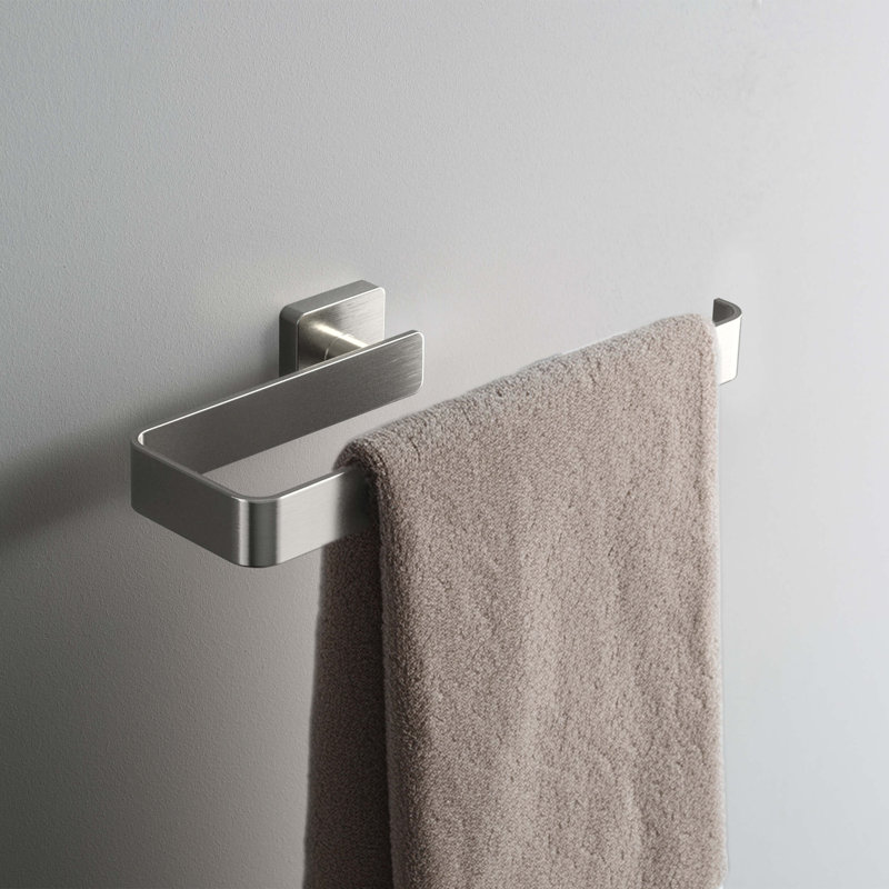 Blaze 10 inch Bathroom Towel Bar, Nickel brossé