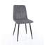  Aspen Sintered Stone Square Table with 2 Straight Stitch Upholstered Fabric Chairs - Modern Dining Set-521334291-531131457