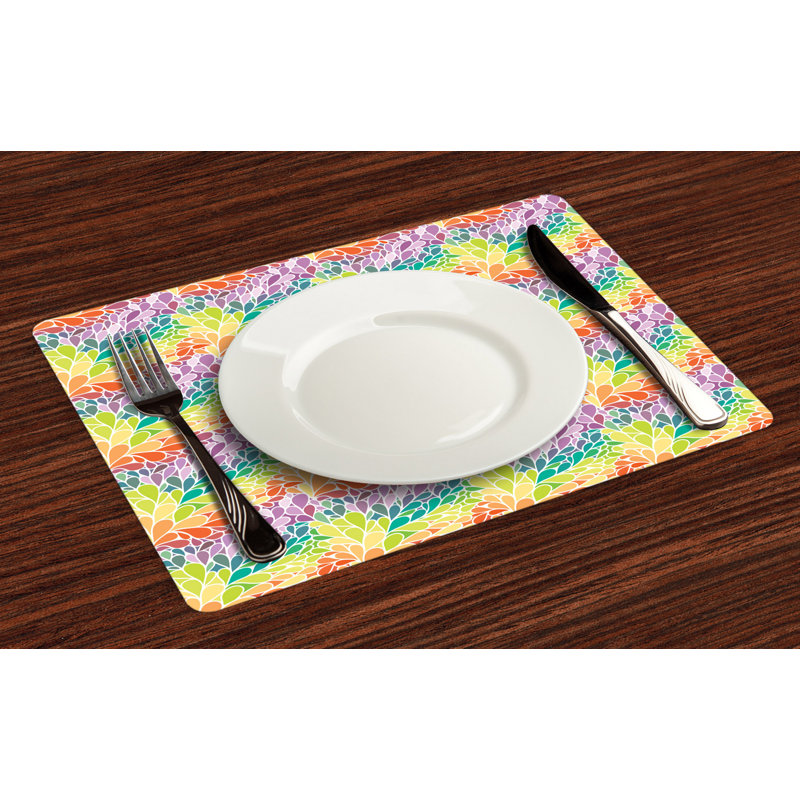Polyester Geometric Rectangle Placemat