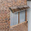 Happy Girl 100cm W x 300cm D Plastic Brown Cover Retractable Door / Window Awning