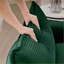 Canapé modulaire en velours côtelé vert sauge 3 pièces pour le salon | Vert | Velours côtelé