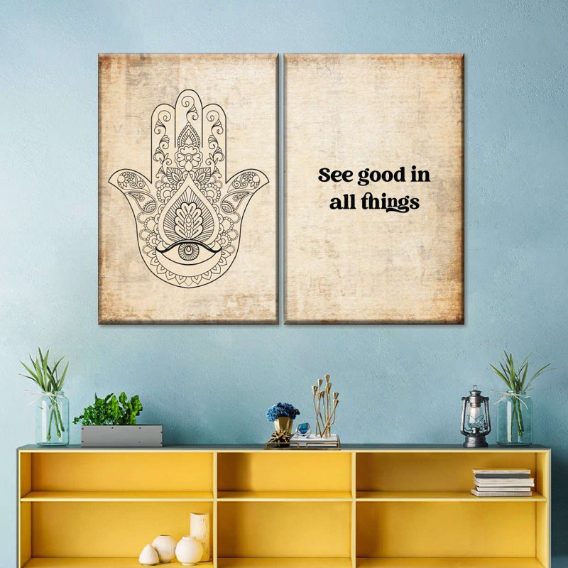 «See Good Quote», reproduction d'art sur toile, H 36 po x l 49 po x P 1,25 po
