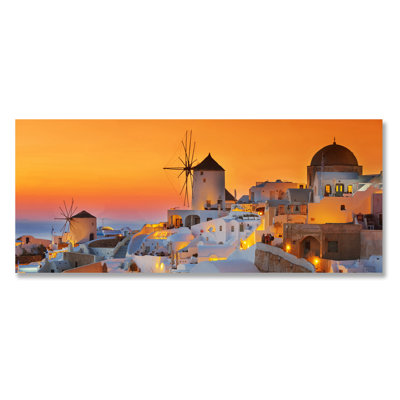 Santorini Sunset Print