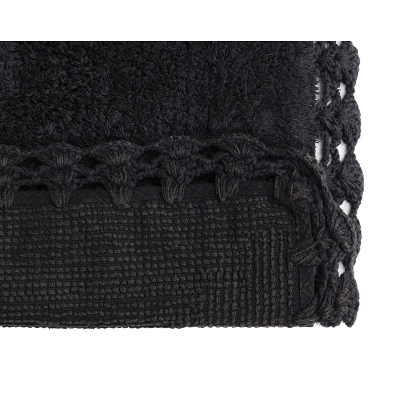 Ensemble de tapis de bain Rosellen, Noir