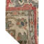 Tapis de couloir unique en laine noué à la main rose / ivoire 3 pi 2 po x 10 pi 4 po Ushak