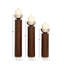 Ensemble de chandelles en bois 3 pièces-92721053
