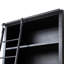 Bibliothèque standard et échelle en bois massif Zarinah H 102 "x l 42"