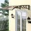 Auvent de jardin pour porte patio ou fenêtre en polycarbonate-678195458-754574669