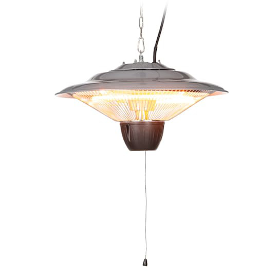 Piper 40000 Electric Hanging Patio Heater, Silver
