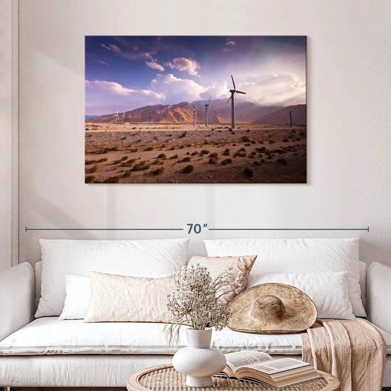Lilie California Windmills, 30" H x 45" W