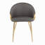 Chaise en métal et similicuir-137089927-137089925