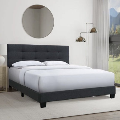 Juliyan Upholstered Wingback Bed