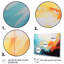 «Blue and Orange Colorful Abstract Expression», ensemble de décorations murales multicolores