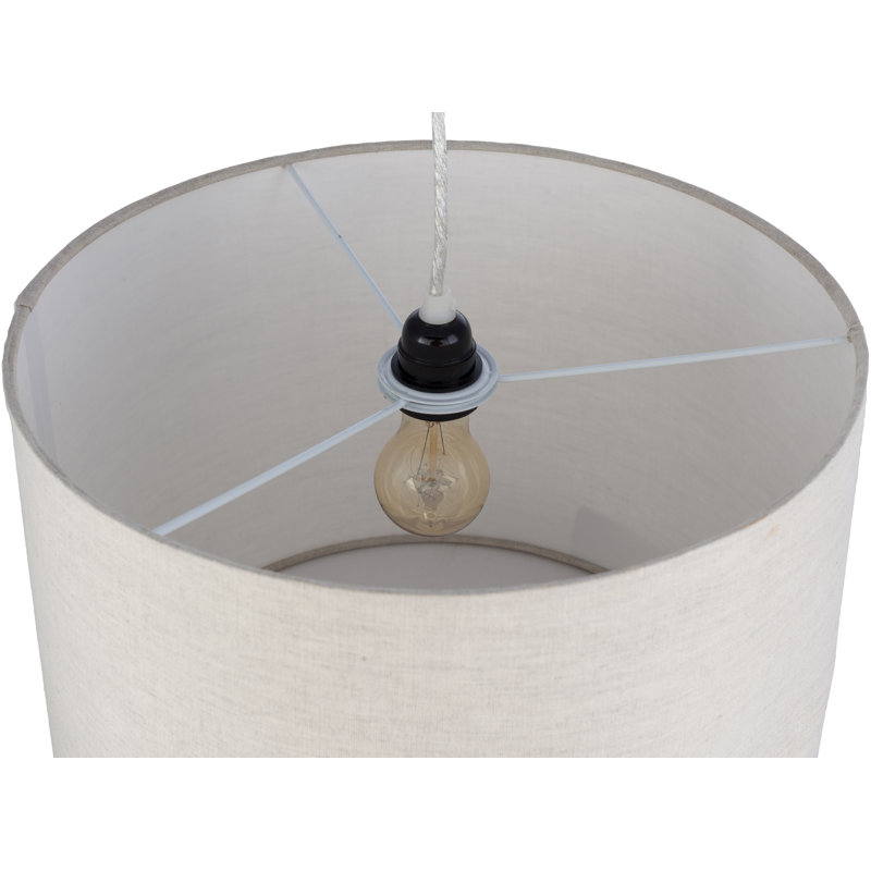 1 - Light Single Pendant, Brass, 12" H x 16" W x 16" D