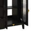 Meuble-lavabo 36 po avec lavabo en céramique, meuble de rangement pour salle de bain à 3 tiroirs, 2 portes et 2 tablettes latérales ouvertes