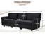 Canapé en velours côtelé à assise profonde de 94 po à 3 places Vero | Éponge et accoudoirs épaissis à rebond élevé, coussins amovibles, structure robuste en composite et bois massif pour le salon, l’appartement et le bureau-2007933148