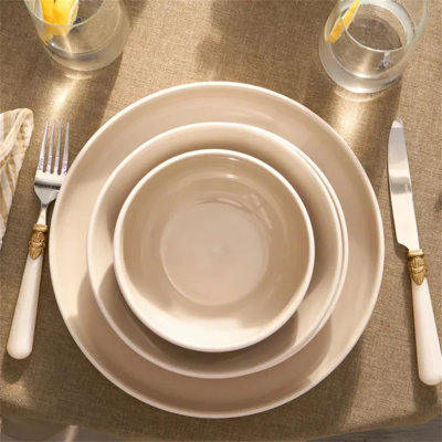 Rhonna Porcelain China Dinnerware Set 4 Piece - Service for 6