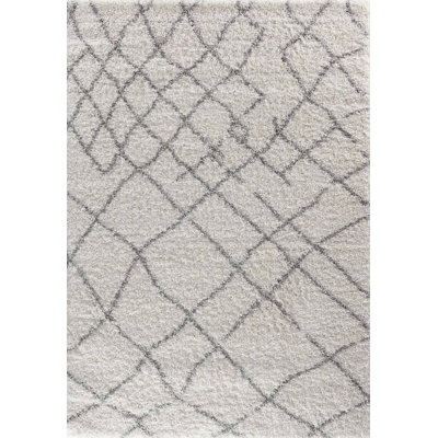Thornburg Geometric Shag Area Rug