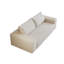Canapé en velours côtelé avec coussin moelleux-407344444