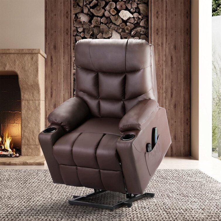 Power Lift Recliner Chair for Elderly w/Remote Control Lounge Sofa Living  Room