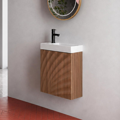 Meuble-lavabo flottant 18,5 po Ripple
