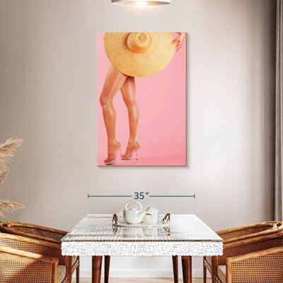 Shuttleworth Hat Over Toned Legs