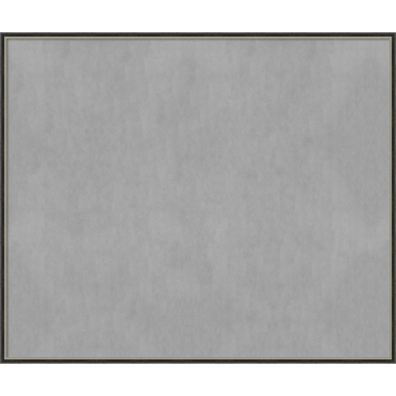 Tableau magnétique magnétique en métal, 41" H x 49" W
