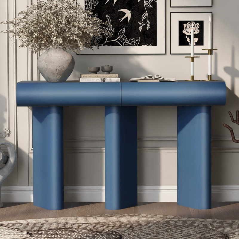 Console 47,6 po Gregary, Bleu