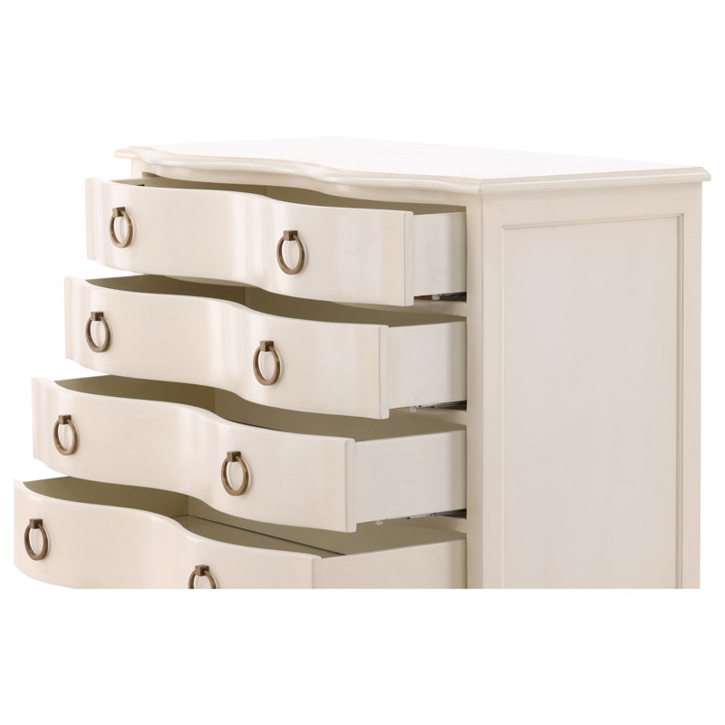 Furniture Classics Ariel Cream Mahogany 4-Drawer Chest