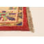 Macklynn One-of-a-Kind 4'11" X 9'4" New Age Wool Area Rug in Red