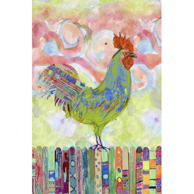 Coq sur une clôture I